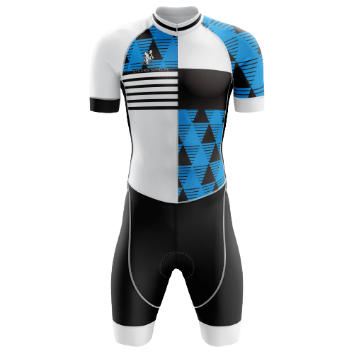 Triathlon Suit Blue/White/Black Mens