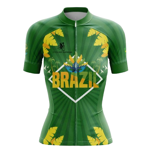 Brazil Green Women's Cycling Jersey | Cycling Supreme