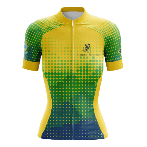 Polka Dot Women s Cycling Jersey