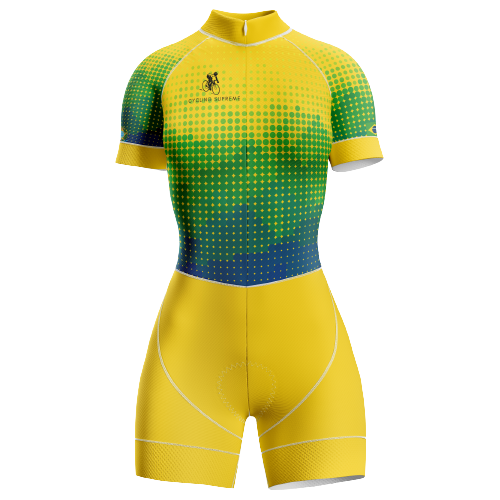 Digital design women's triathlon suit for modern style. | Cycling Supreme