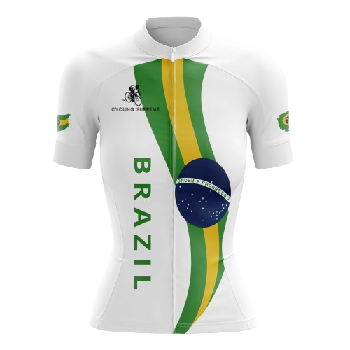 Brazil Flag Women's Cycling Jersey | Cycling Supreme