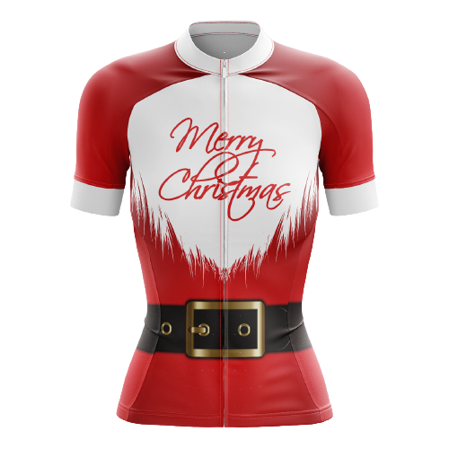 Cycling Jersey Santa Suit Womens