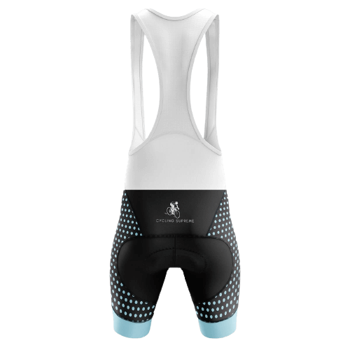 Blue Polka Dot Bib Shorts | Cycling Supreme