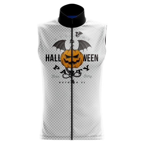 Women's Halloween Party sleeveless cycling jersey with fun, festive design and flexible fit. | Cycling Supreme