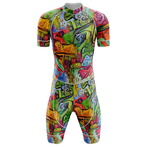 Color rush triathlon suit for men. | Cycling Supreme