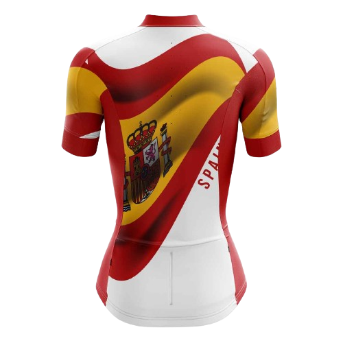 Women's cycling jersey with Spanish flag. | Cycling Supreme
