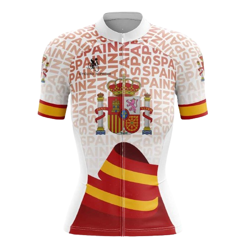 Cycling Jersey Spain Emblem Womens