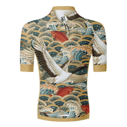 Vibrant fish in the sea design, perfect for cycling enthusiasts. | Cycling Supreme