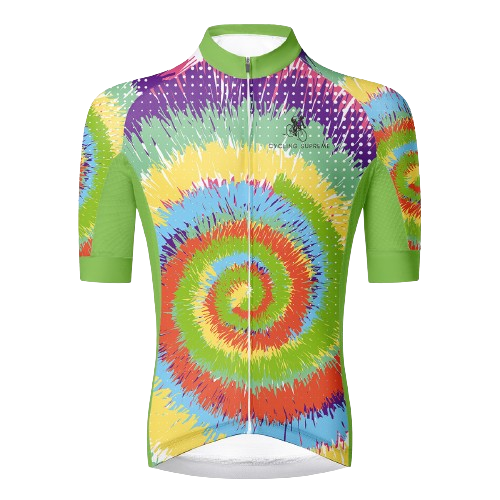 colorful spin jersey