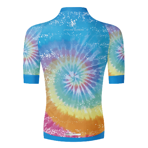 Classic tie-dye pattern with a retro look. | Cycling Supreme