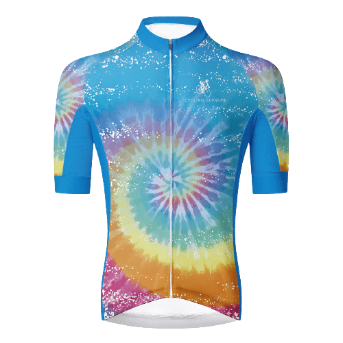 Classic tie-dye pattern with a retro look. | Cycling Supreme