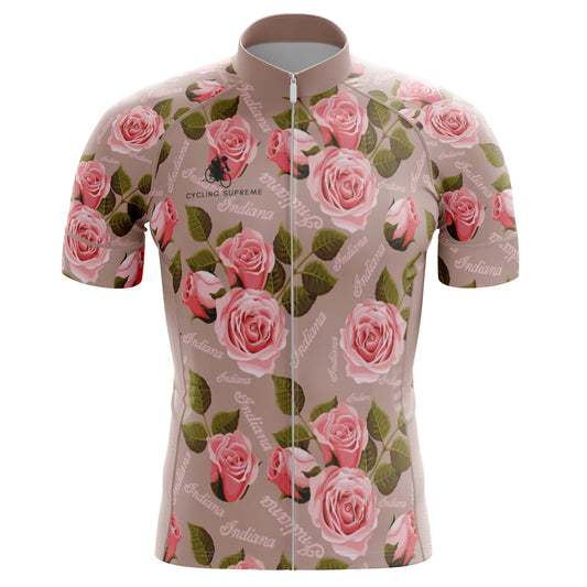 Cycling Jersey Indiana Flowers Mens