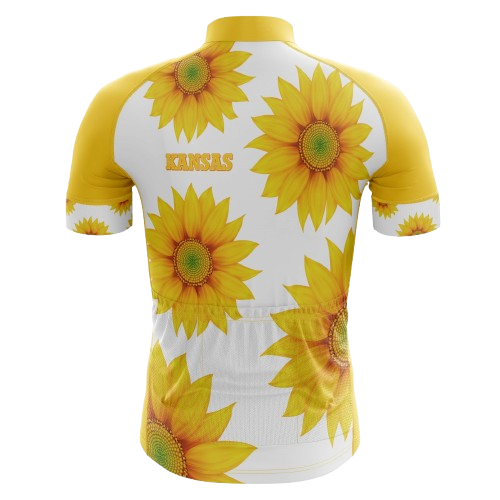 Kansas Sunflower Men's Cycling Jersey | Cycling Supreme