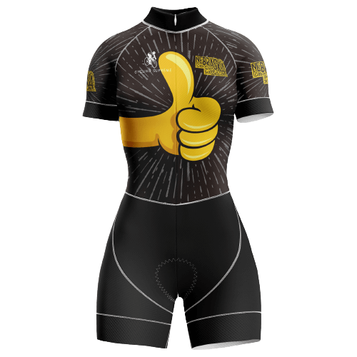 Nebraska-themed women's triathlon suit for state pride. | Cycling Supreme