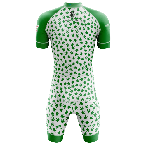 Marijuana triathlon suit for men. | Cycling Supreme