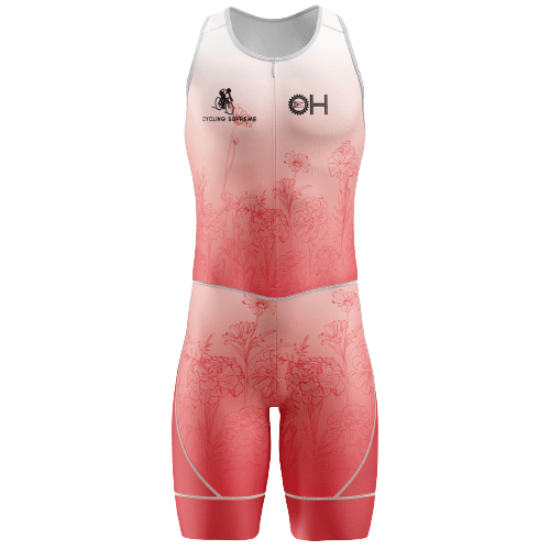 Floral Rose Men's Triathlon Suit | Cycling Supreme