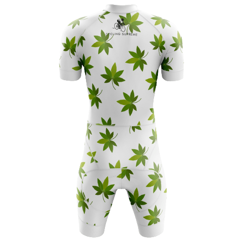 Marijuana leaf triathlon suit for men. | Cycling Supreme