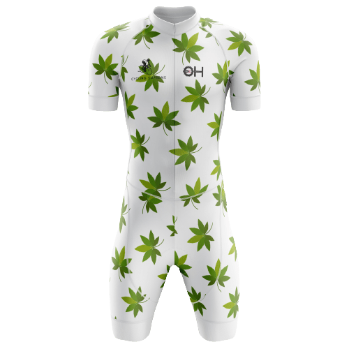 Marijuana leaf triathlon suit for men. | Cycling Supreme