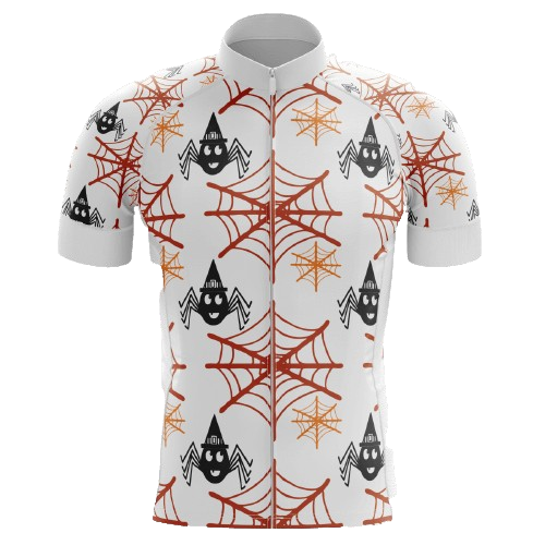 Halloween Webs & Spiders Men's Cycling Jersey | Cycling Supreme