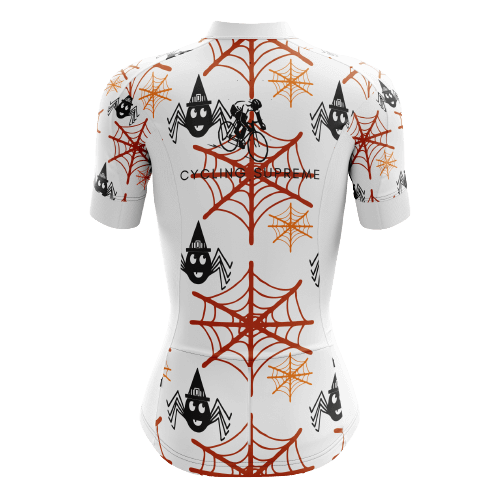 Halloween Webs & Spiders Women's Cycling Jersey | Cycling Supreme