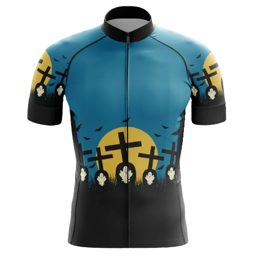 Halloween Graveyard Men's Cycling Jersey | Cycling Supreme