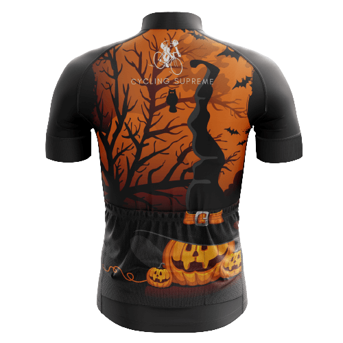 Halloween Forest men's cycling jersey, spooky and dark | Cycling Supreme