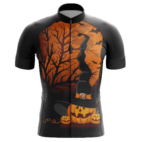 Halloween Forest men's cycling jersey, spooky and dark | Cycling Supreme