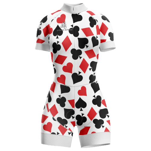 Casino-themed women's triathlon suit  | Cycling Supreme