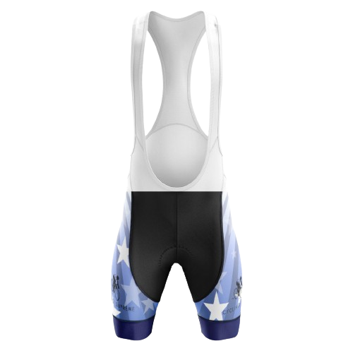 Blue Stars Bib Shorts | Cycling Supreme