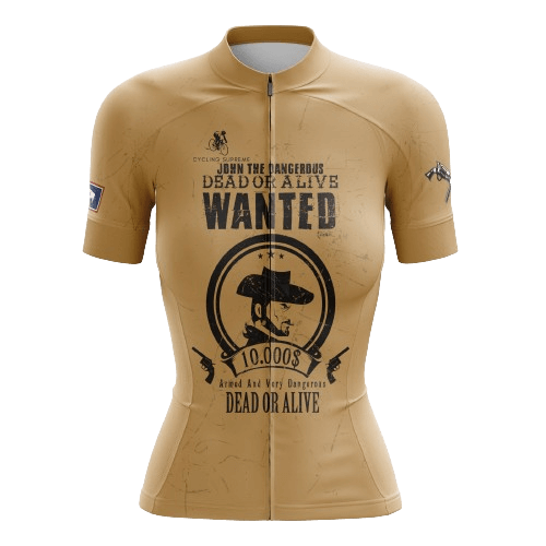 Women's cycling jersey with Dead or Alive theme. | Cycling Supreme