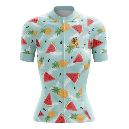 Cycling Jersey Watermelon/Pineapple Womens