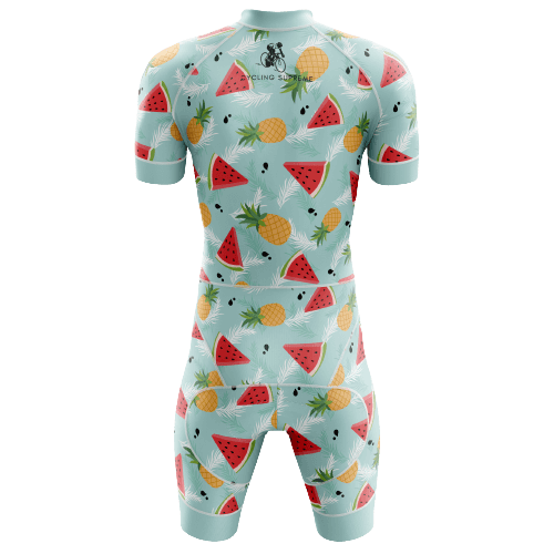 Watermelon/pineapple triathlon suit for men. | Cycling Supreme