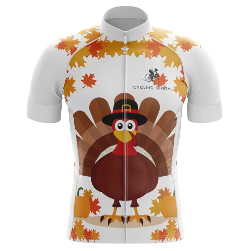 Cycling Jersey Thankgiving Turkey Mens