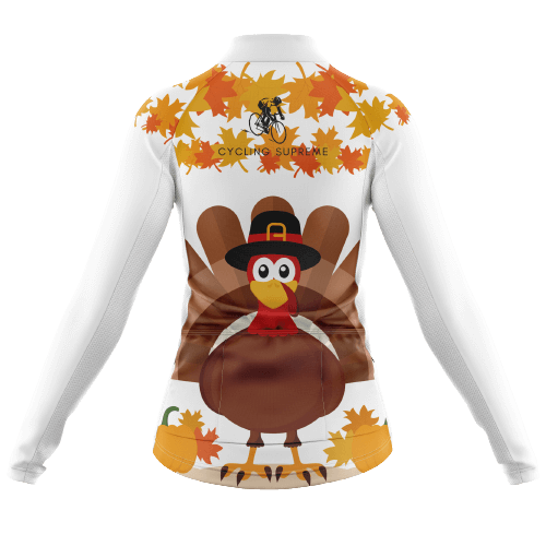 Long Sleeve Cycling Jersey Thanksgiving Womens | Cycling Supreme
