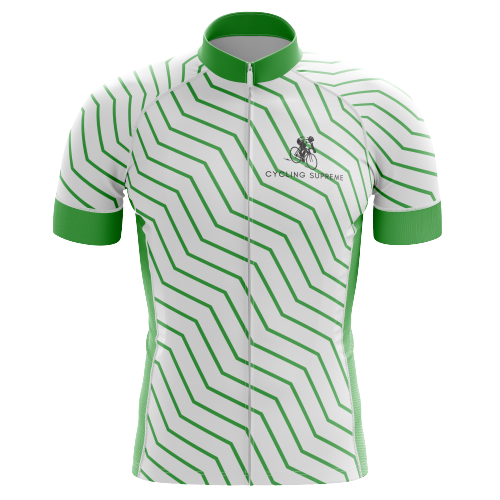 Men's Thanksgiving Green Wave cycling kit featuring a vibrant green wave design and breathable material for peak performance | Cycling Supreme