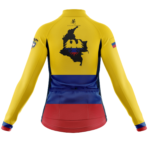 Long Sleeve Cycling Jersey Colombia Andean Condor Womens-Cycling Supreme