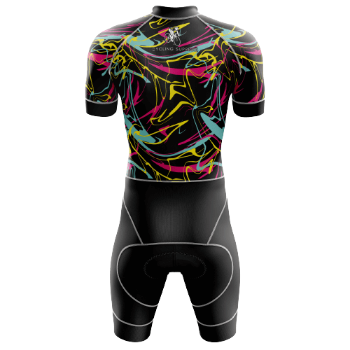 Color splash triathlon suit for men. | Cycling Supreme