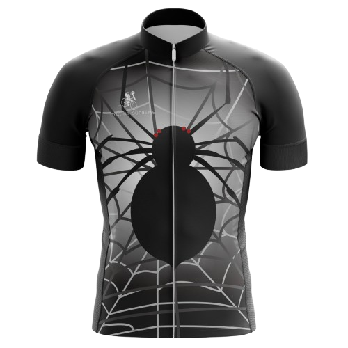 Black Spider Men's Cycling Jersey | Cycling Supreme