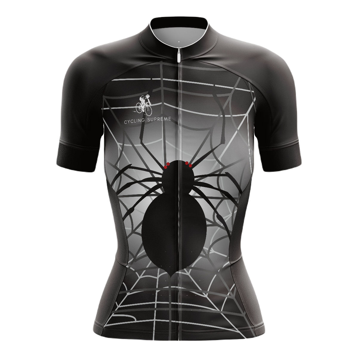 Black Spider Women's Cycling Jersey | Cycling Supreme