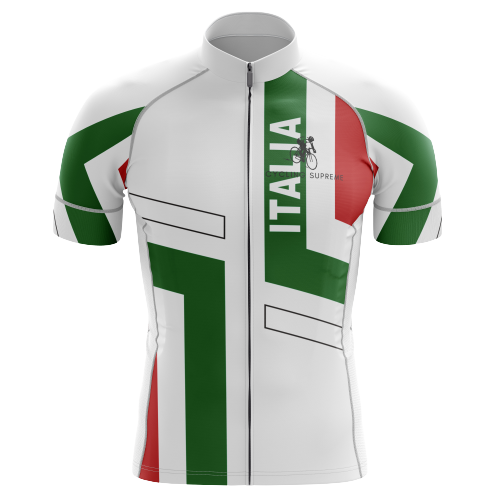 Men's Italy cycling kit with a vibrant Italian design and breathable material for a comfortable and stylish cycling experience | Cycling Supreme