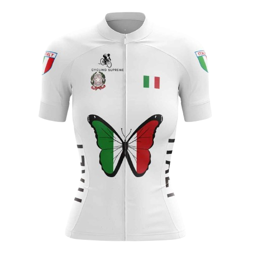 Cycling Jersey Italy Butterfly Womens