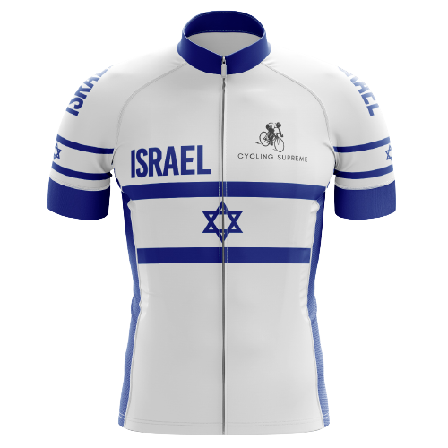 Cycling Jersey Israel Flag Riders Mens