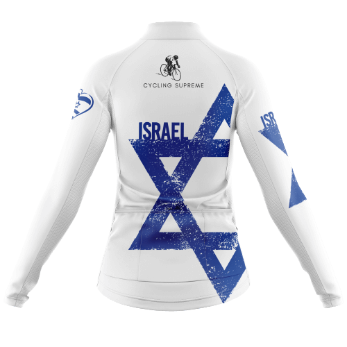 Long Sleeve Cycling Jersey Israel Womens-Cycling Supreme
