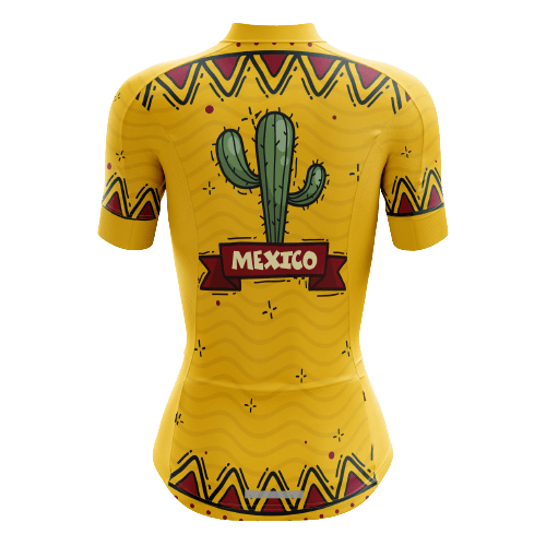 Women's cycling jersey featuring Mexican cactus. | Cycling Supreme