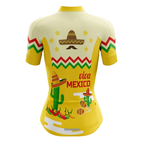 Women's cycling jersey with sombrero graphic. | Cycling Supreme