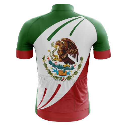 Mexico Flag men's cycling jersey, national colors | Cycling Supreme