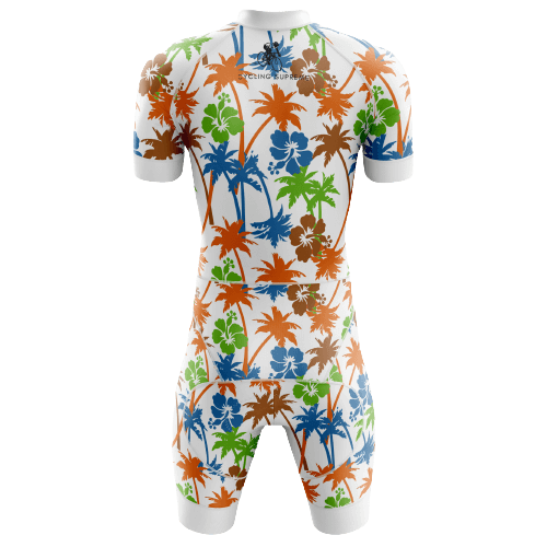 Flower/Palms Men's Triathlon Suit | Cycling Supreme