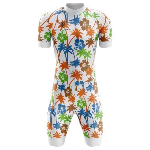 Triathlon Suit Flower/Palms Mens