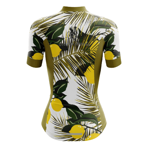 Women's cycling jersey with lemon graphics. | Cycling Supreme