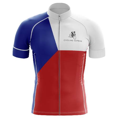 Czech Republic Flag men's cycling jersey, national colors | Cycling Supreme